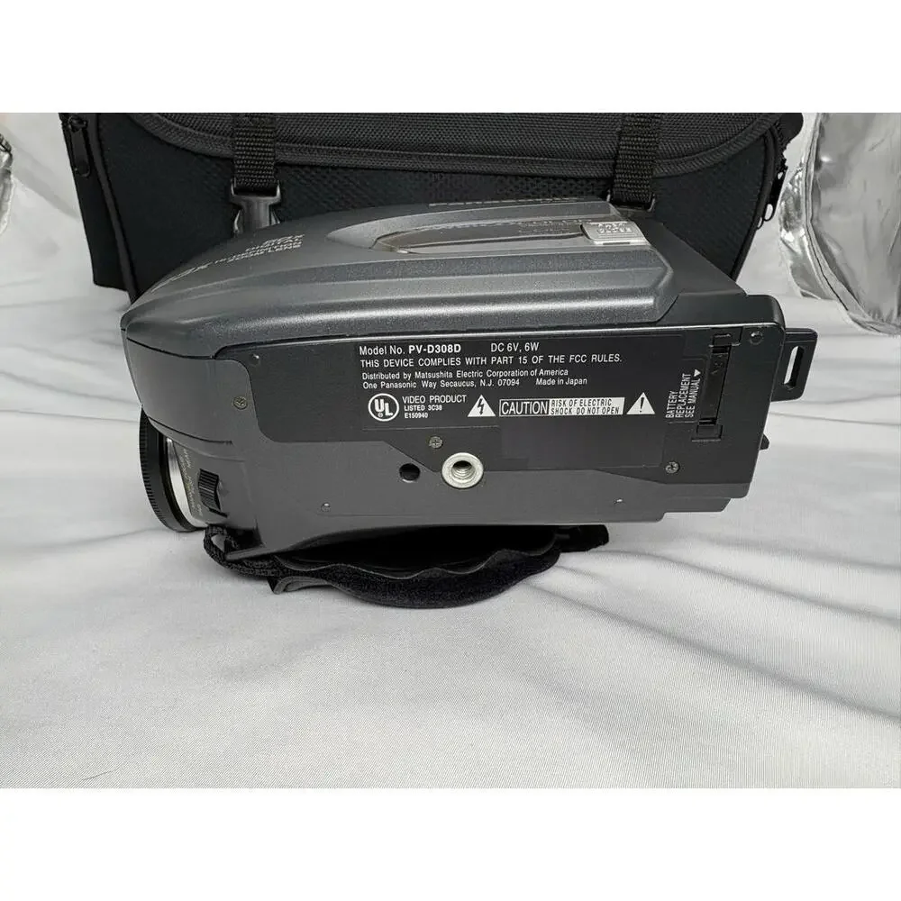 Panasonic Palmcorder PV-D308D VHS-C Tape Video Camera Camcorder Parts Repair